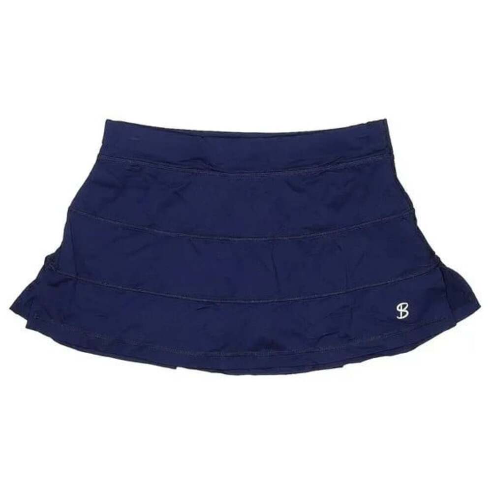 Sofibella Women’s UV tennis Skirt golf skort NAVY # 1957 sz LARGE  Perfect